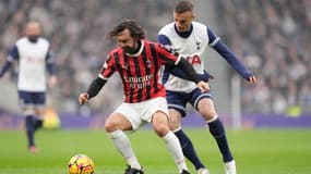 Andrea Pirlo, avec Milan face aux Spurs, le 23 mars 2025