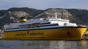 Un ferry Corsica Ferries. (illustration)
