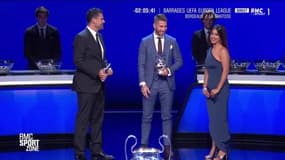 La petite tape sur l'épaule de Ramos à Salah au tirage au sort de la Ligue des champions