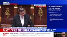 Mathilde Panot (LFI) dit "chiche" à une dissolution: "Vous tomberez"