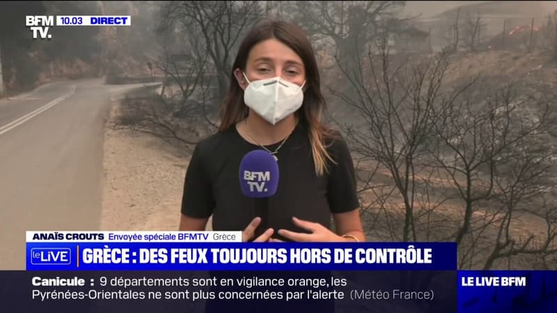 Incendies en Grèce: les pompiers français sont arrivés en renfort