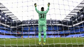 Ederson dans le but de Manchester City