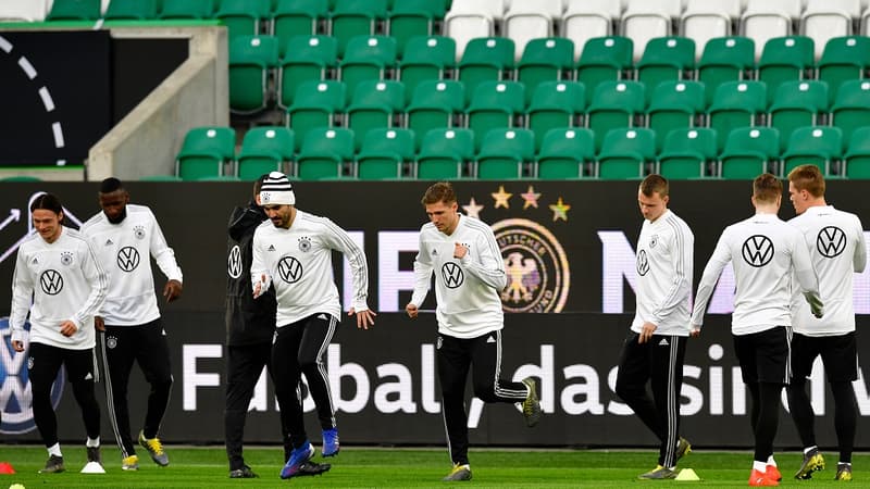 Les joueurs de l'équipe d'Allemagne