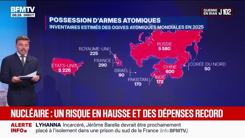 Les 9 États dotés de l'arme nucléaire, dont la France, ont a