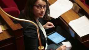 La députée et ancienne ministre écologiste Cécile Duflot, à l'Assemblée nationale à Paris, le 8 février 2016