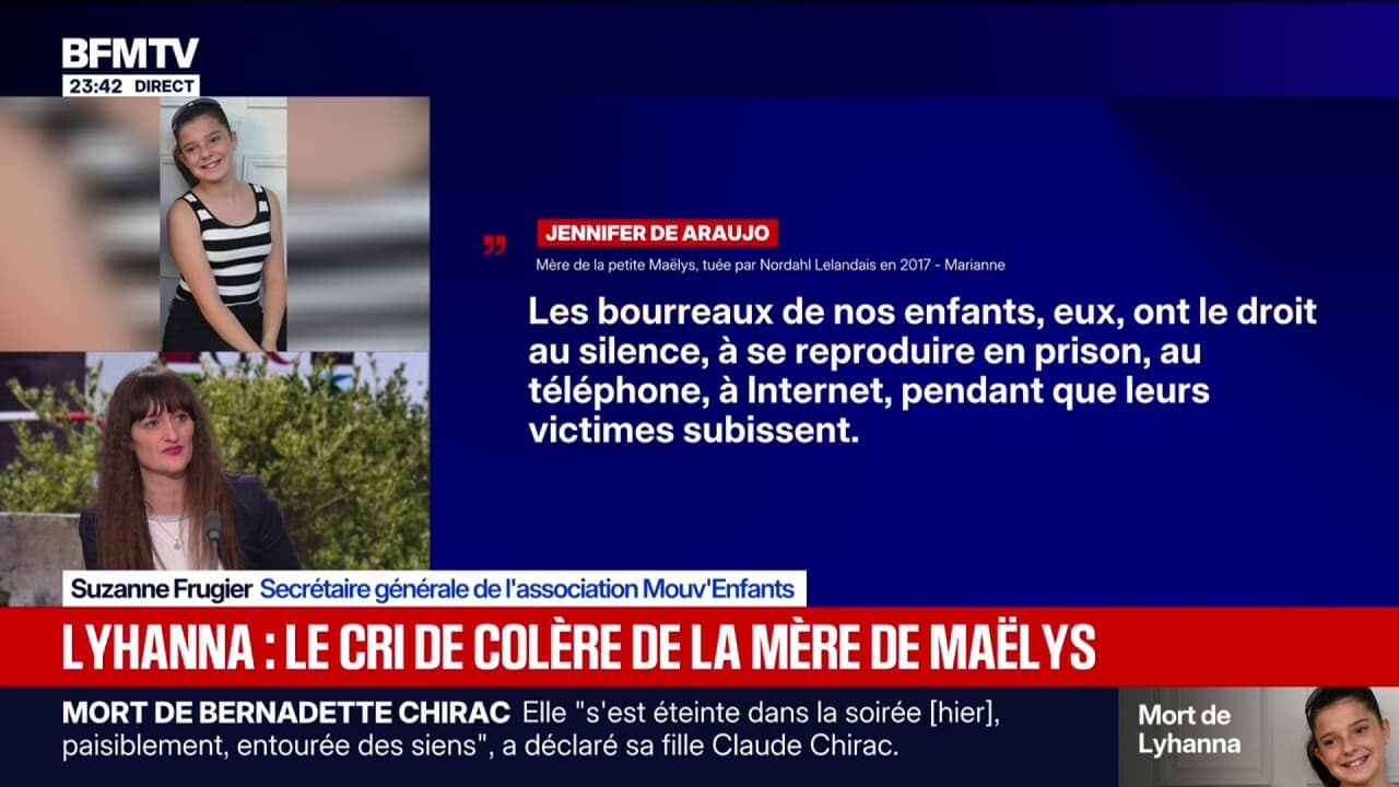Mort de Lyhanna: le cri de colère de la mère de Maëlys, tuée par Nordahl Lelandais en 2017