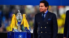 Waldemar Kita avec la Coupe de France