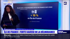 Île-de-France: les chiffres de la délinquance en hausse en 2022