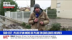 Les très fortes pluies dans le Sud-Est ont provoqué des glissements de terrain et des routes ont été coupées dans la région