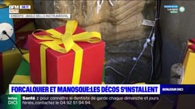 Les décorations de noël s'installent dans les Alpes du Sud 