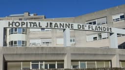 L'hôpital Jeanne de Flandre à Lille.