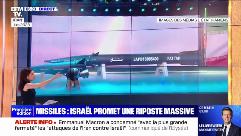 Frappes iraniennes sur Israël: quel type de missiles ont été tirés sur Tel-Aviv?