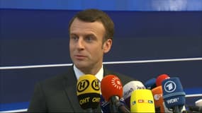 Emmanuel Macron à Bruxelles le 21 mars 2019