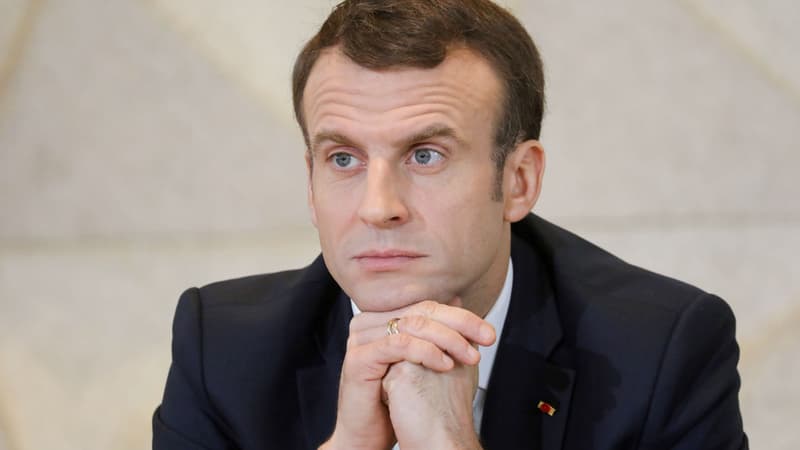 Emmanuel Macron à N'Djamena au Tchad, le 23 décembre 2018