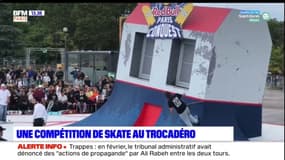 Paris: une grande compétition de skate au Trocadéro