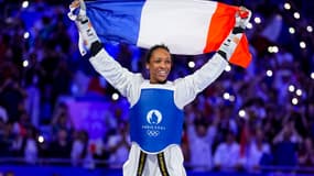 Althéa Laurin lors de son titre aux Jeux olympiques de Paris, le 10 août 2024