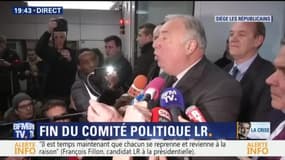 Larcher: "Le comité politique a renouvelé à l'unanimité son soutien à Fillon"