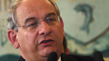 Michel Delebarre, maire de Dunkerque, le 01 juin 2002