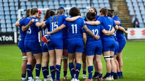 Les Bleues avant d'entamer le Tournoi des VI Nations, mars 2023