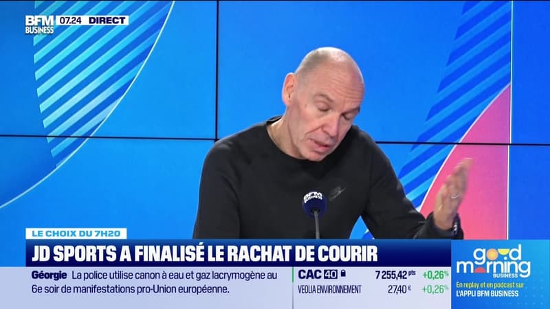 Le choix du 7.20 : JD Sports a finalisé le rachat de Courir - 04/12