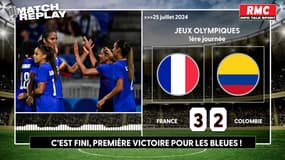 JO 2024 / Football : Les Bleues l'emportent dans la douleur face à la Colombie (3-2), le goal replay