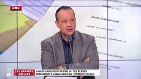 Des lycéens sans prof de philo pendant 4 mois, Mehdi Ghezzar :  "Le 1er problème est l'incompétence du rectorat !"