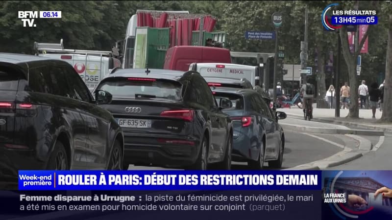 Les restrictions de circulation liées aux Jeux olympiques commencent dès ce lundi à Paris