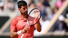 Novak Djokovic à Roland-Garros, le 29 mai 2023