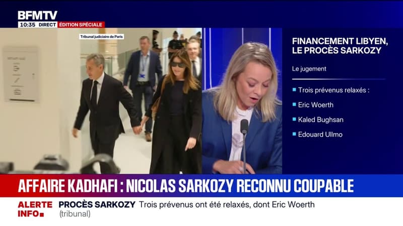 Procès libyen: l'ancien président Nicolas Sarkozy jugé coupable d'association de malfaiteurs