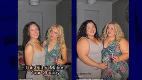 Le filtre Chubby sur Tiktok.