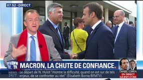 L’édito de Christophe Barbier: Macron, la chute de confiance