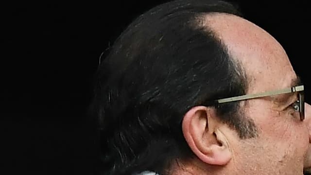 François Hollande et Claude Bartolone au stade Vélodrome (Marseille) le 7 juillet.