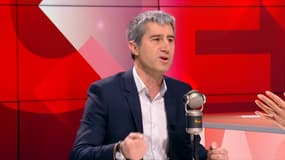 Le député de la Somme François Ruffin sur la plateau de BFMTV-RMC le 27 novembre 2024