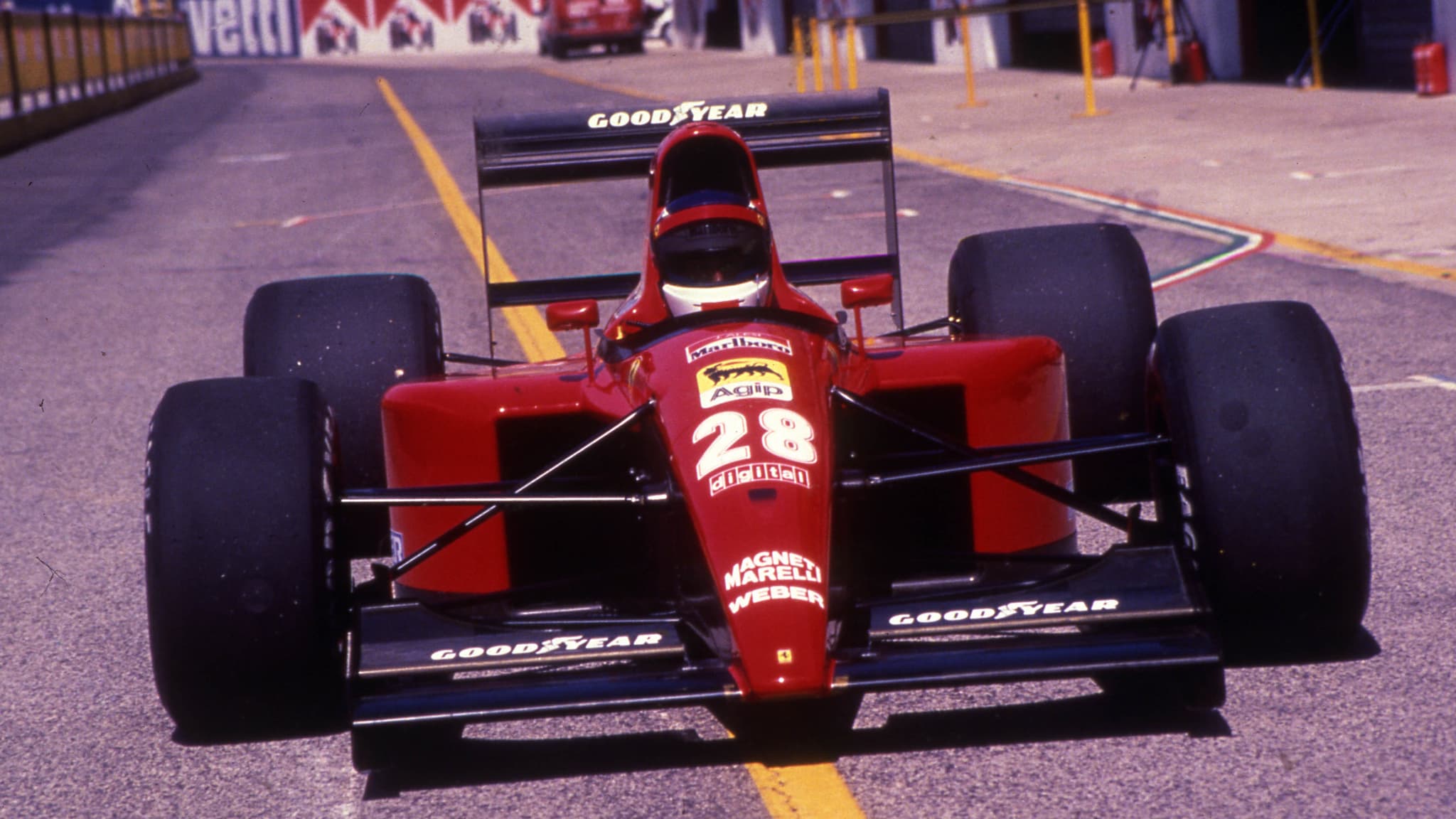 La Ferrari de Jean Alesi le 1er mars 1993