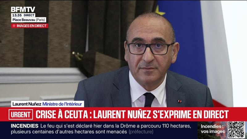 Crise migratoire à Ceuta: "Tous les États membres, sans exception, ont marqué leur solidarité avec l'Espagne", déclare le ministre de l'Intérieur, Laurent Nuñez