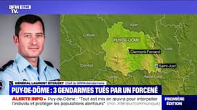 Gendarmes tué dans le Puy-de-Dôme: "L'auteur présumé des faits est en fuite", déclare le chef du SIRPA-Gendarmerie