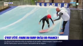 Cergy-Pontoise: BFM Paris a testé la plus haute vague à surf artificielle d'Europe