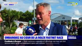 "Une vitrine pour le port de Cherbourg": le président de l'agglomération du Cotentin, évoque la Rolex Fastnet Race