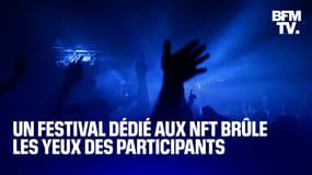 Des internautes affirment avoir eu les yeux brûlés après avoir participé à un festival dédié aux NFT
