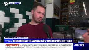 Commerçant pillé: "Malgré le sinistre, nos charges fixes et nos crédits continuent de courir", déplore un buraliste parisien