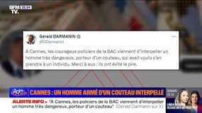 Le 20h de Ruquier – Un homme armé d'un couteau interpellé à Cannes - 18/10