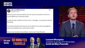 Propos d'Emmanuel Macron sur la réforme des retraites: pour François Piquemal, député (LFI), "le roi des arnaques nous révèle sa propre arnaque" sur le sujet