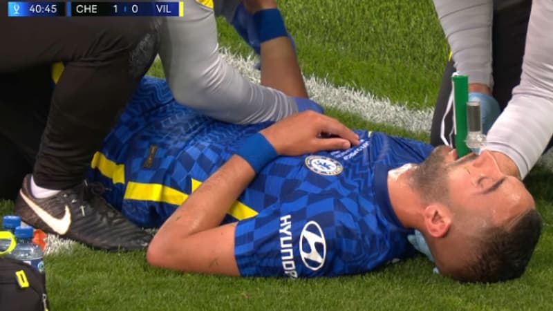 Chelsea-Villarreal: c'est quoi ce drôle de médicament inhalé par Ziyech après sa blessure?