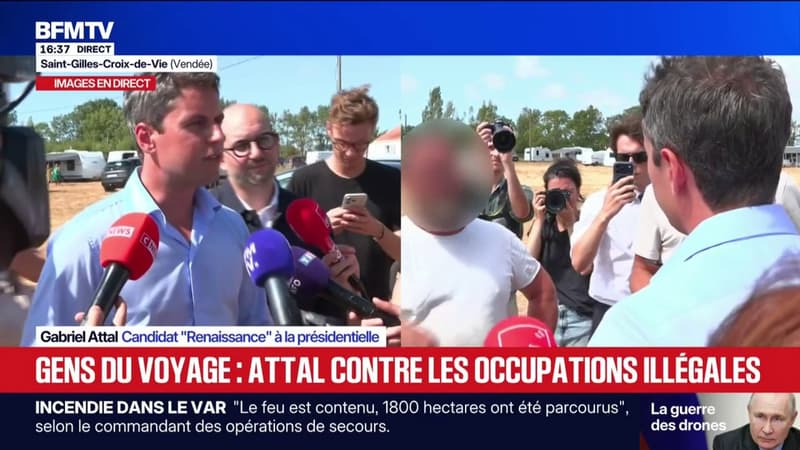 Crise migratoire à Ceuta: "Les solutions pseudo-miracles qu'avancent certains sont absolument impossibles", explique Gabriel Attal, candidat Renaissance à la présidentielle