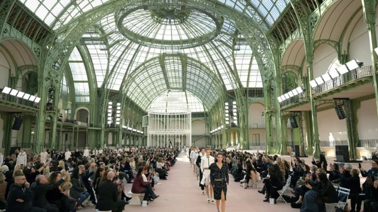 Défilé Chanel Printemps-Été 2025 au Grand Palais, à Paris, le 1er octobre 2024 Défilé Chanel Printemps-Été 2025 au Grand Palais, à Paris, le 1er octobre 2024