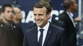 Emmanuel Macron au Stade de France le 27 mai 2017
