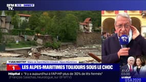 Alpes-Maritimes: "39 maisons ont disparu dans l'eau, d'autres vont devoir être détruites", selon le maire de Saint-Martin-Vésubie