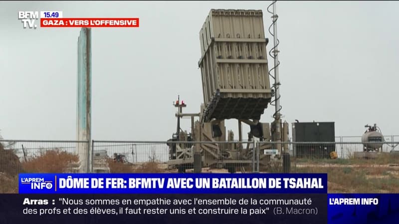 Dôme de fer: BFMTV a pu visiter un des meilleurs systèmes de défense antiaériens avec un bataillon de Tsahal