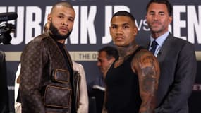 Chris Eubank Jr (à gauche) et Conor Benn