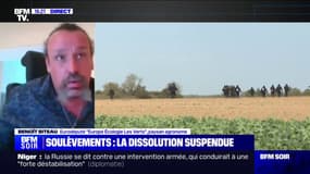 Suspension de la dissolution des “Soulèvements de la Terre”: "Je vois une forme de cohérence dans la décision du Conseil d'État", affirme Benoît Biteau (EELV)